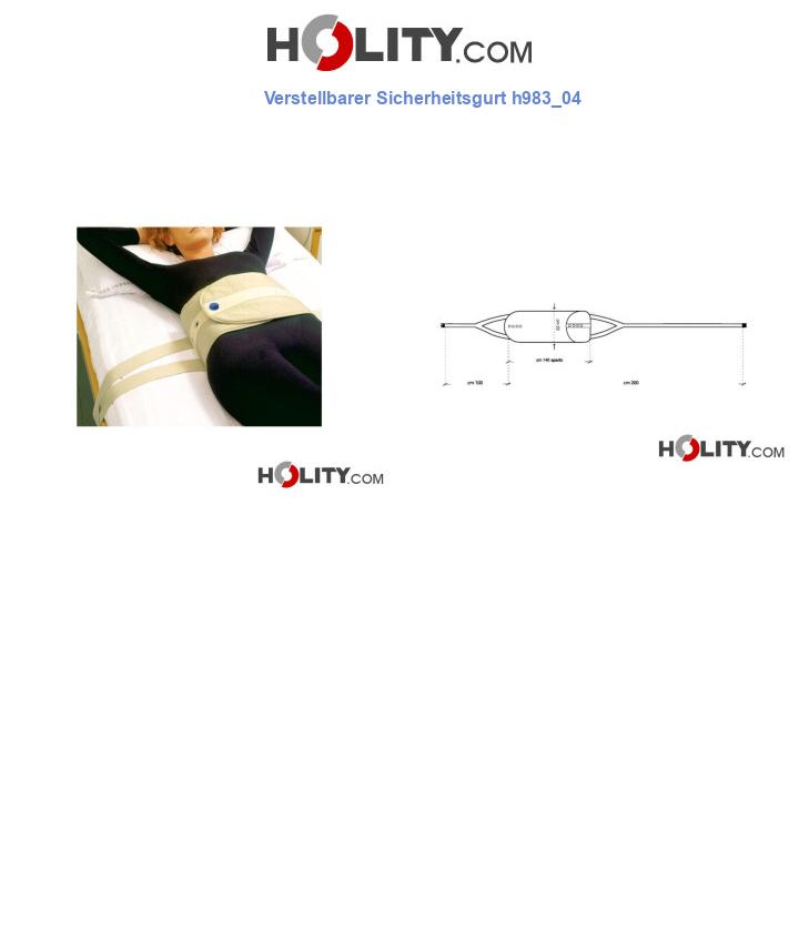 Verstellbarer Sicherheitsgurt h983_04