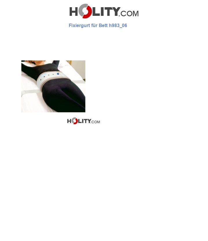 Fixiergurt für Bett h983_06
