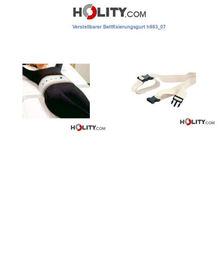 Verstellbarer Bettfixierungsgurt h983_07