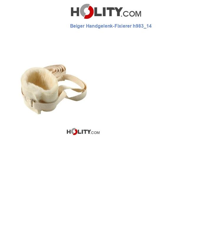 Beiger Handgelenk-Fixierer h983_14