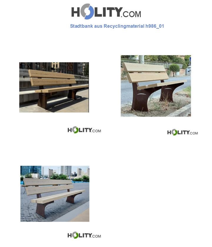 Stadtbank aus Recyclingmaterial h986_01