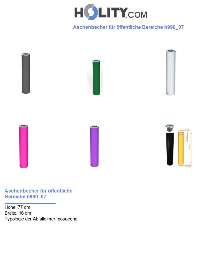 Aschenbecher für öffentliche Bereiche h990_07