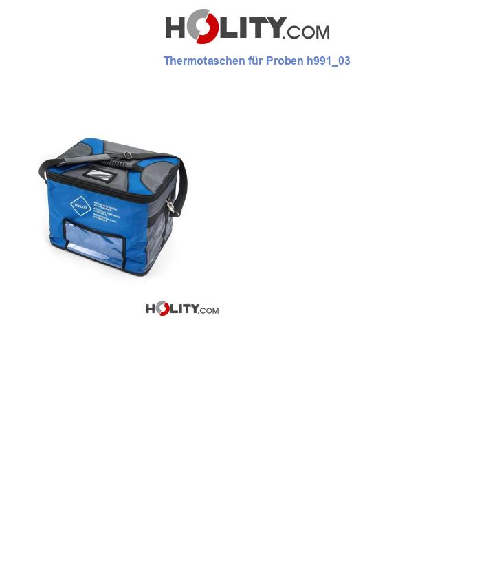 Thermotaschen für Proben h991_03
