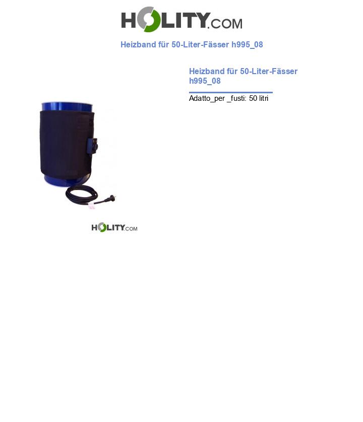 Heizband für 50-Liter-Fässer h995_08