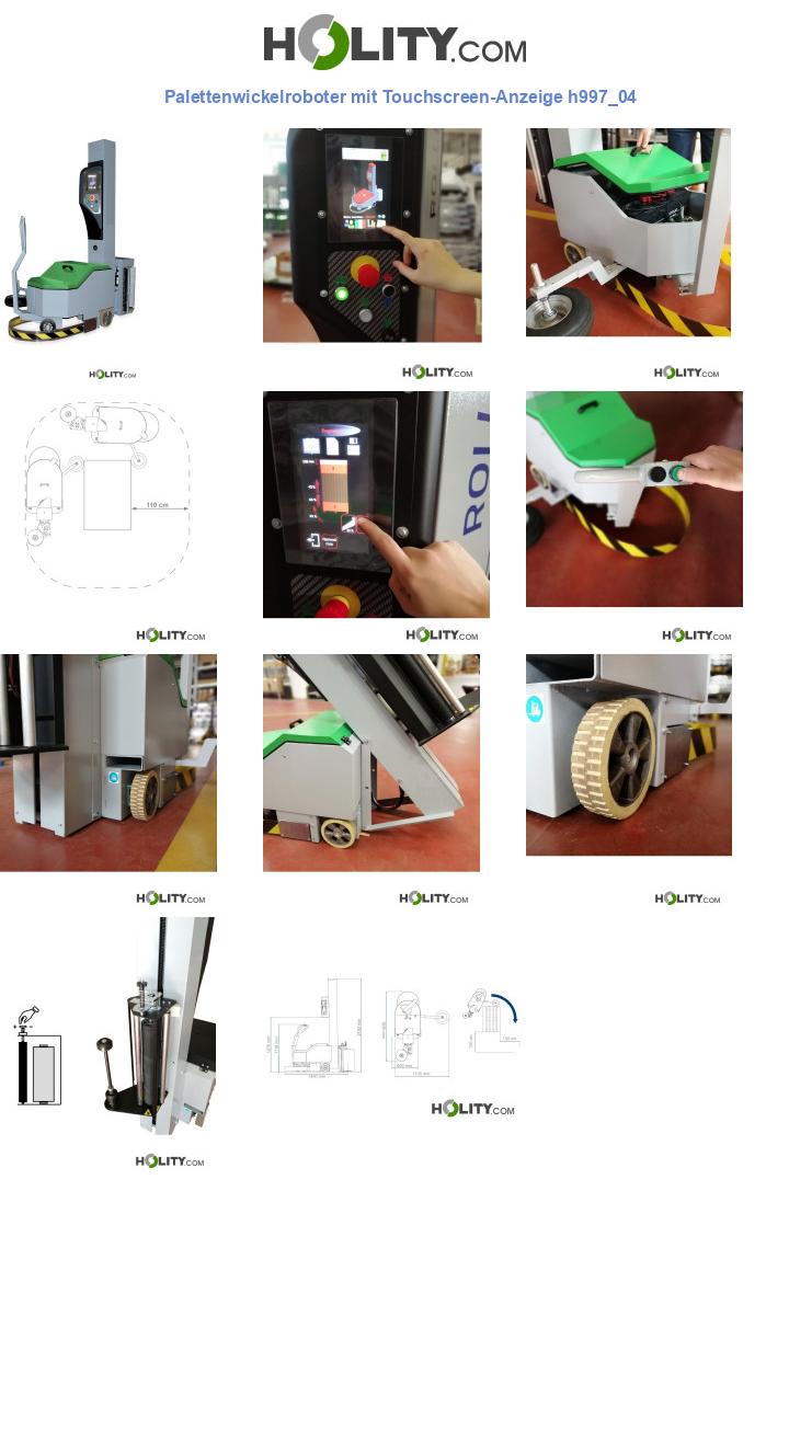 Palettenwickelroboter mit Touchscreen-Anzeige h997_04