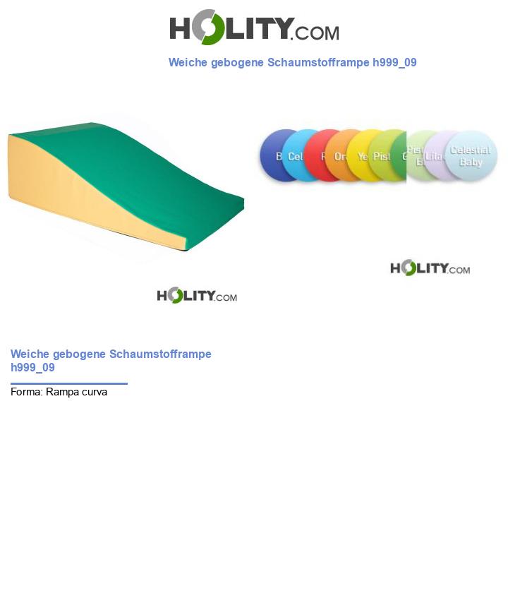 Weiche gebogene Schaumstofframpe h999_09