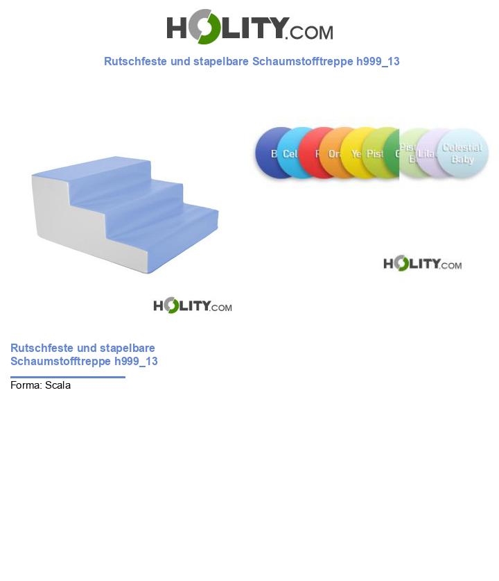 Rutschfeste und stapelbare Schaumstofftreppe h999_13