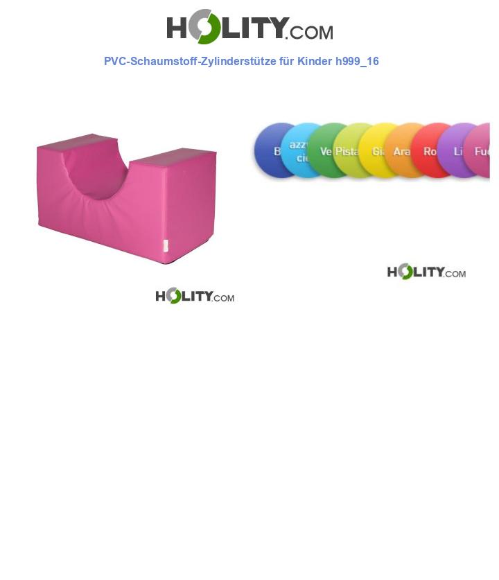 PVC-Schaumstoff-Zylinderstütze für Kinder h999_16