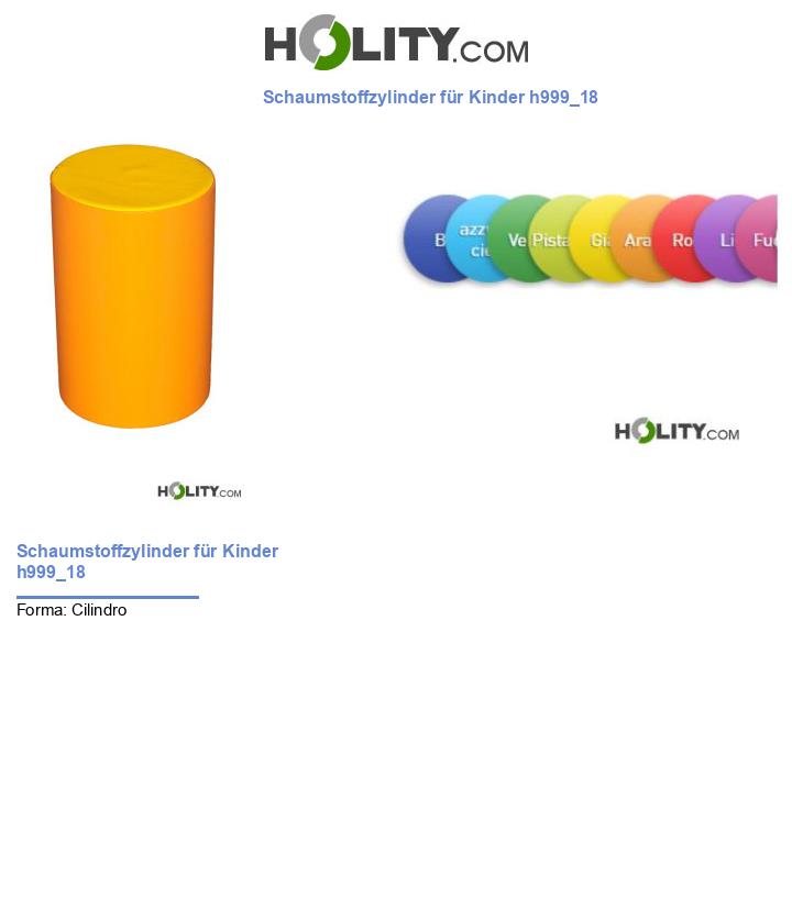 Schaumstoffzylinder für Kinder h999_18