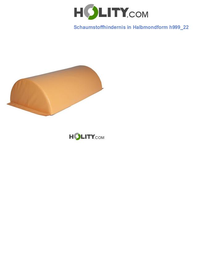 Schaumstoffhindernis in Halbmondform h999_22