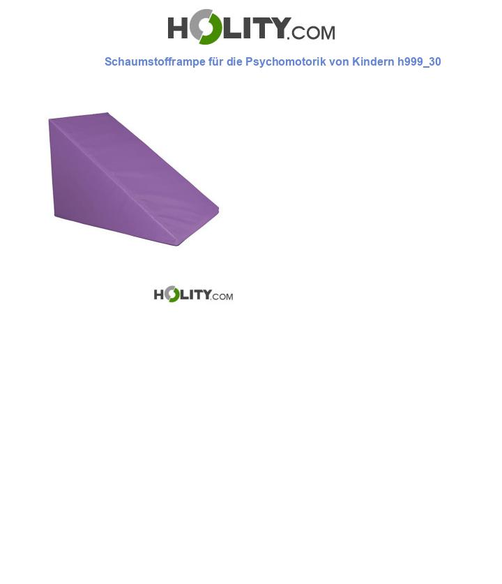 Schaumstofframpe für die Psychomotorik von Kindern h999_30