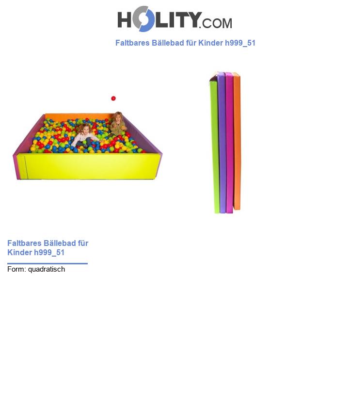 Faltbares Bällebad für Kinder h999_51
