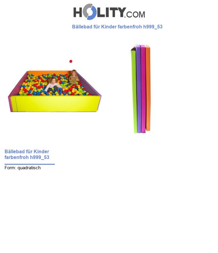 Bällebad für Kinder farbenfroh h999_53