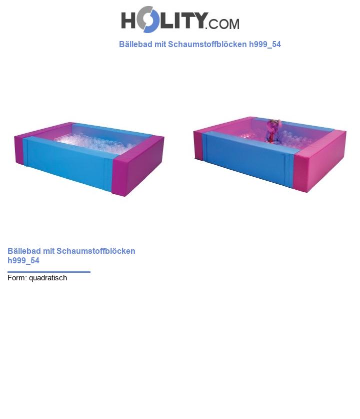 Bällebad mit Schaumstoffblöcken h999_54