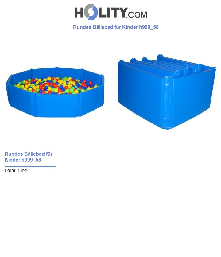 Rundes Bällebad für Kinder h999_58