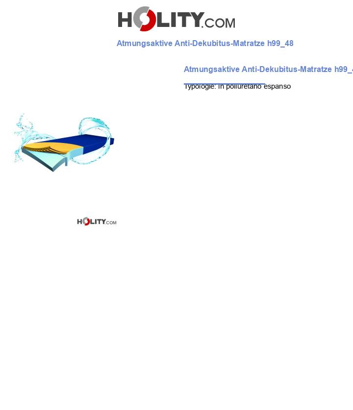 Atmungsaktive Anti-Dekubitus-Matratze h99_48