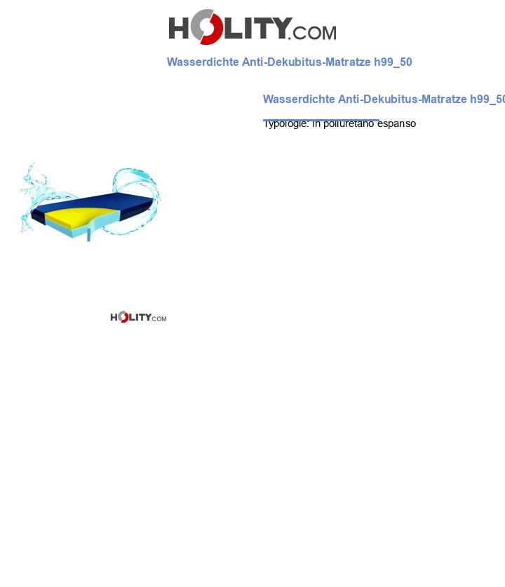 Wasserdichte Anti-Dekubitus-Matratze h99_50