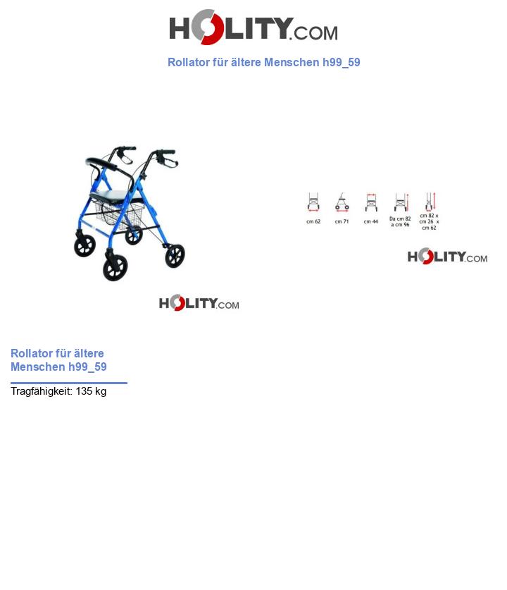 Rollator für ältere Menschen h99_59